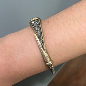 Chloe + Isabel Horn Inspired Mixed Metal Bracelet with Extender